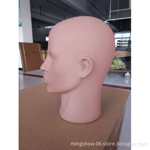 omc mannequin head,  display bald mannequin for hat glasses